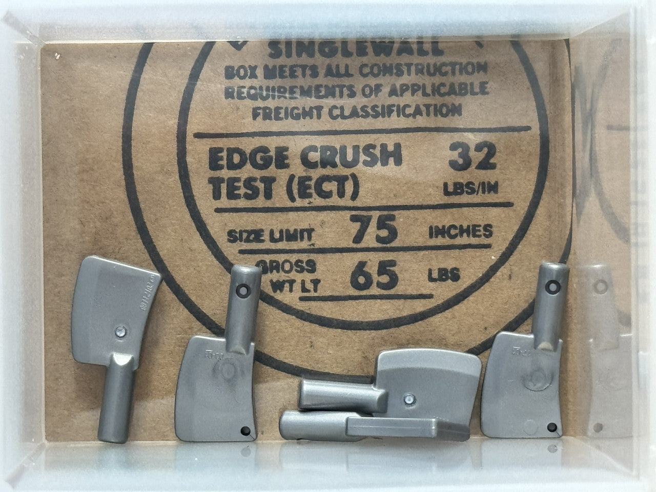 LEGO Parts - Flat Silver Minifigure, Utensil Cleaver - No 98369 - QTY 5