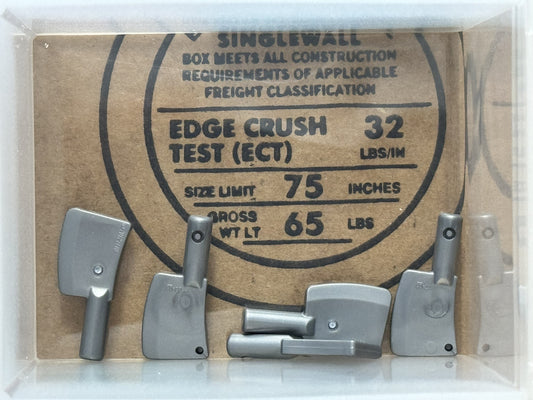 LEGO Parts - Flat Silver Minifigure, Utensil Cleaver - No 98369 - QTY 5