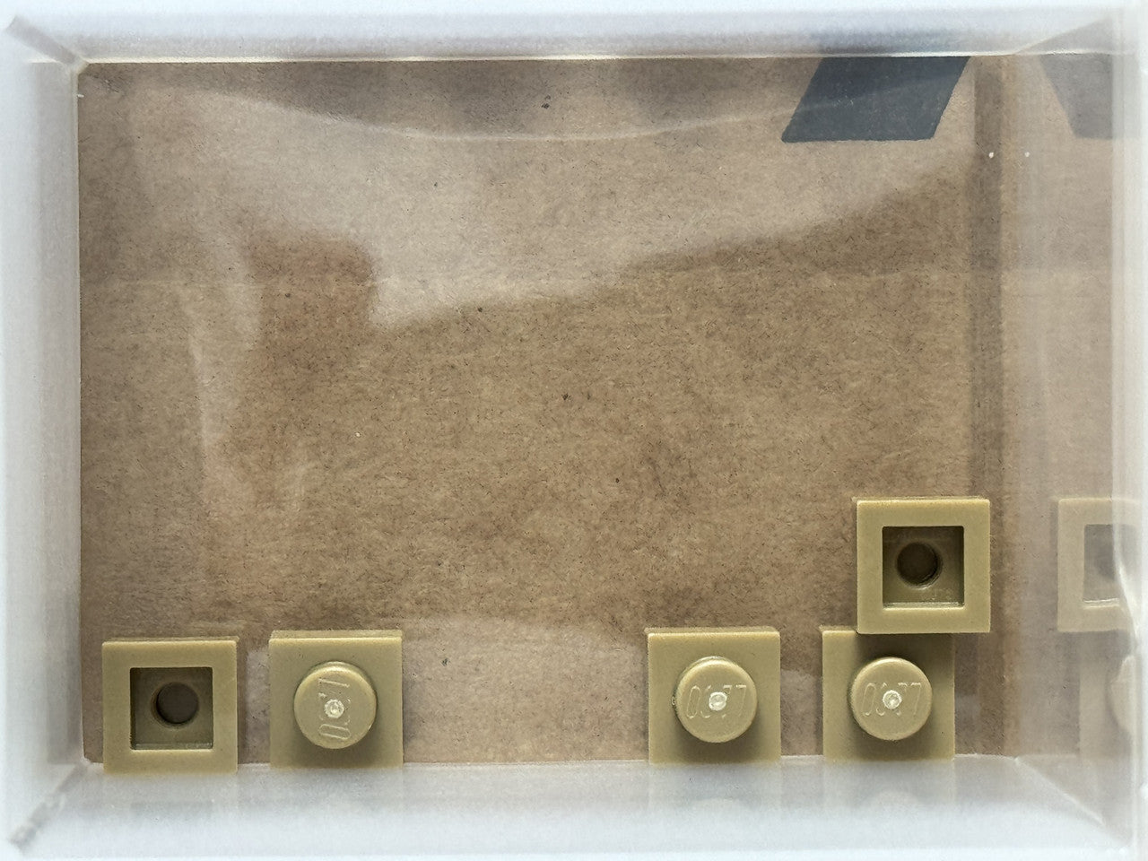 LEGO Parts - Dark Tan Plate 1 x 1 - No 3024 - QTY 5