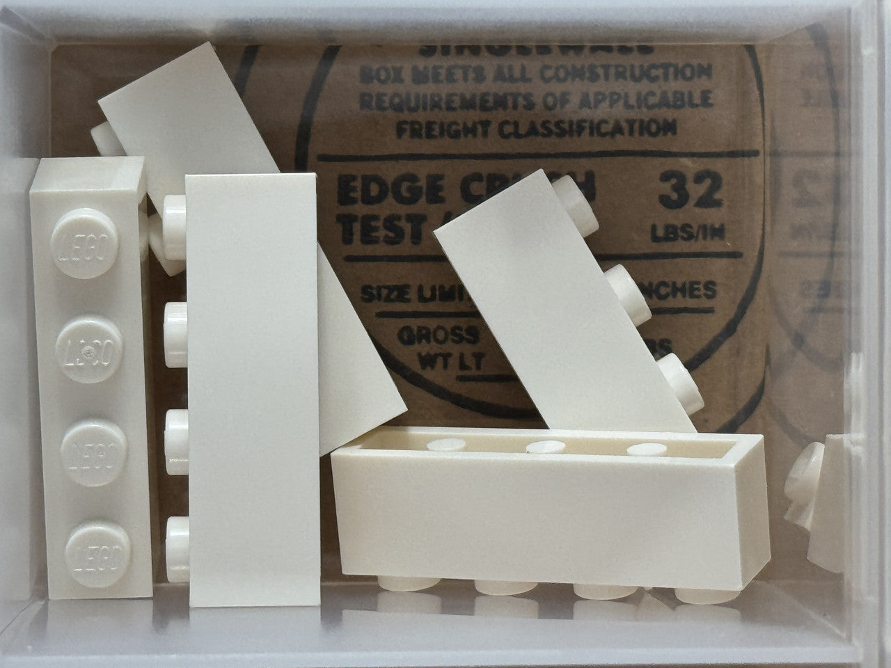LEGO Parts - White Brick 1 x 4 - No 3010 - QTY 5