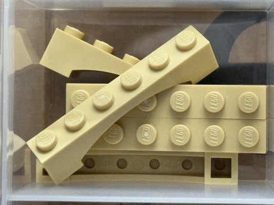 LEGO Parts - Tan Arch 1 x 6 Raised Arch - No 92950 - QTY 5