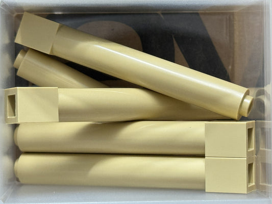 LEGO Parts - Tan Support 1 x 1 x 6 Solid Pillar - No 43888 - QTY 5
