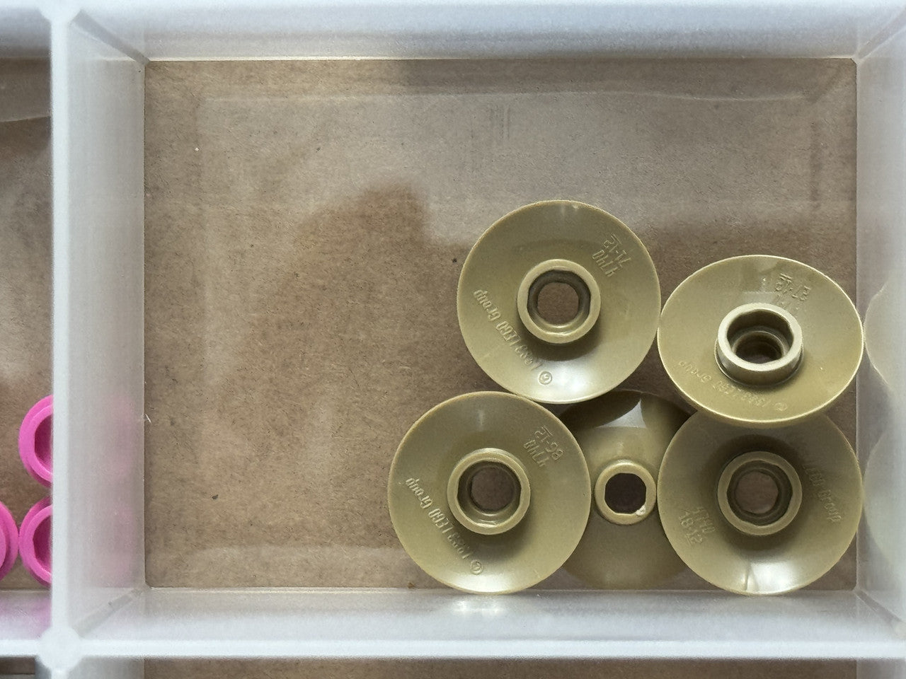 LEGO Parts - Dark Tan Dish 2 x 2 Inverted (Radar) - No 4740 - QTY 5
