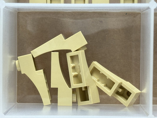 LEGO Parts - Tan Arch 1 x 3 Inverted - No 70681 - QTY 5