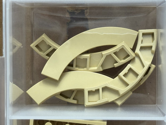 LEGO Parts - Tan Tile, Round Corner 4 x 4 Macaroni - No 27507 - QTY 5