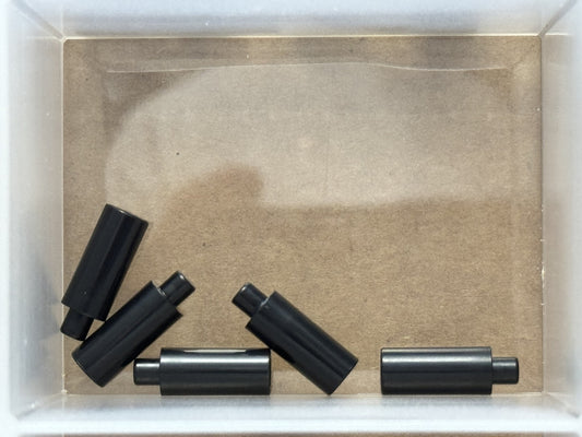 LEGO Parts - Black Minifigure, Utensil Candle - No 37762 - QTY 5