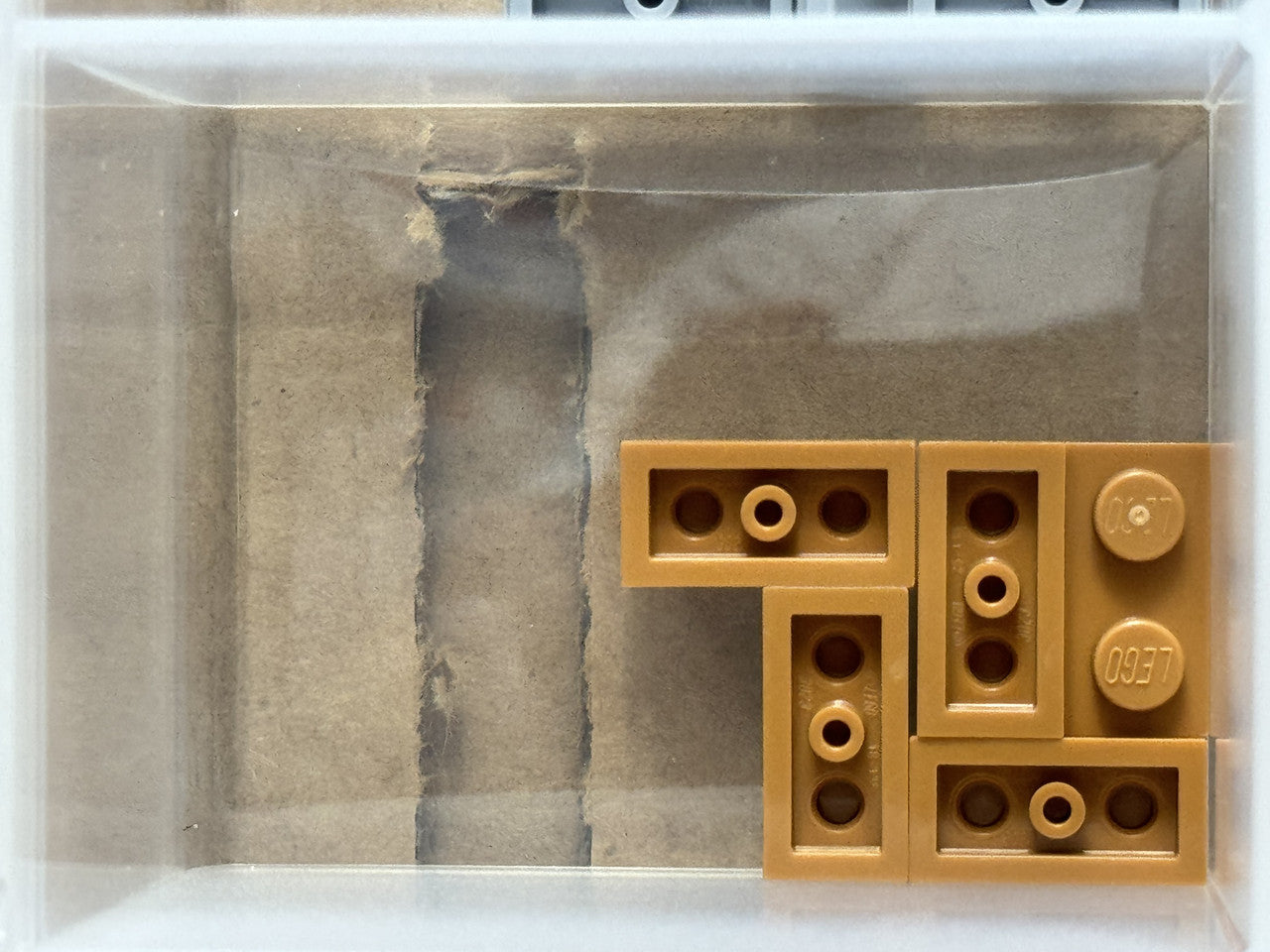 LEGO Parts - Medium Nougat Plate 1 x 2 - No 3023 - QTY 5