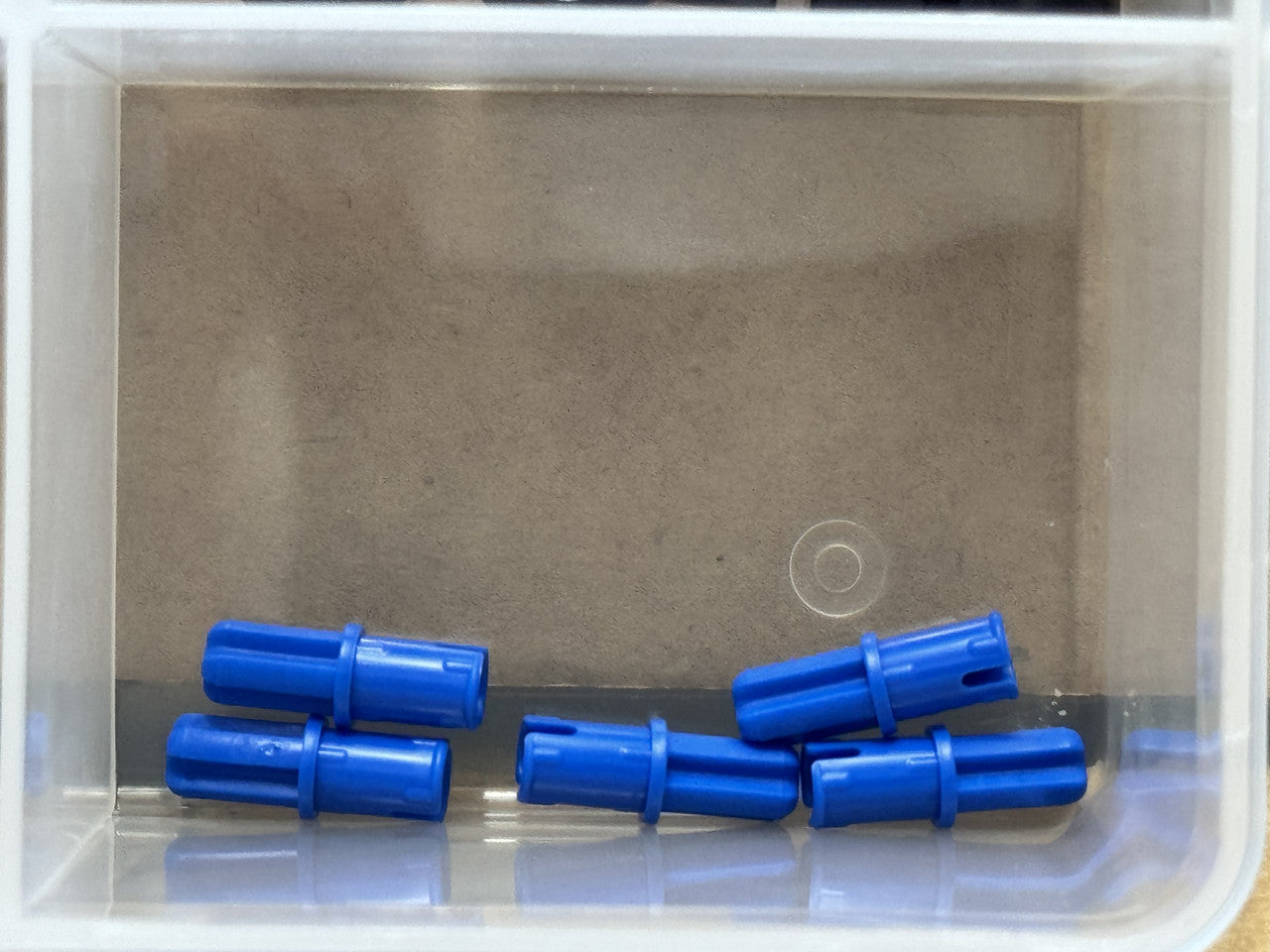 LEGO Parts - Blue Technic, Axle 1L with Pin - No 43093 - QTY 5
