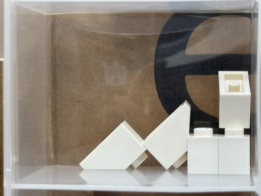 LEGO Parts - White Slope 45 2 x 1 - No 3040 - QTY 5
