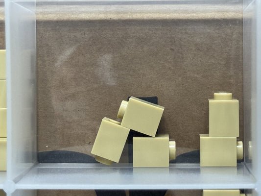 LEGO Parts - Tan Brick 1 x 1 - No 3005 - QTY 5