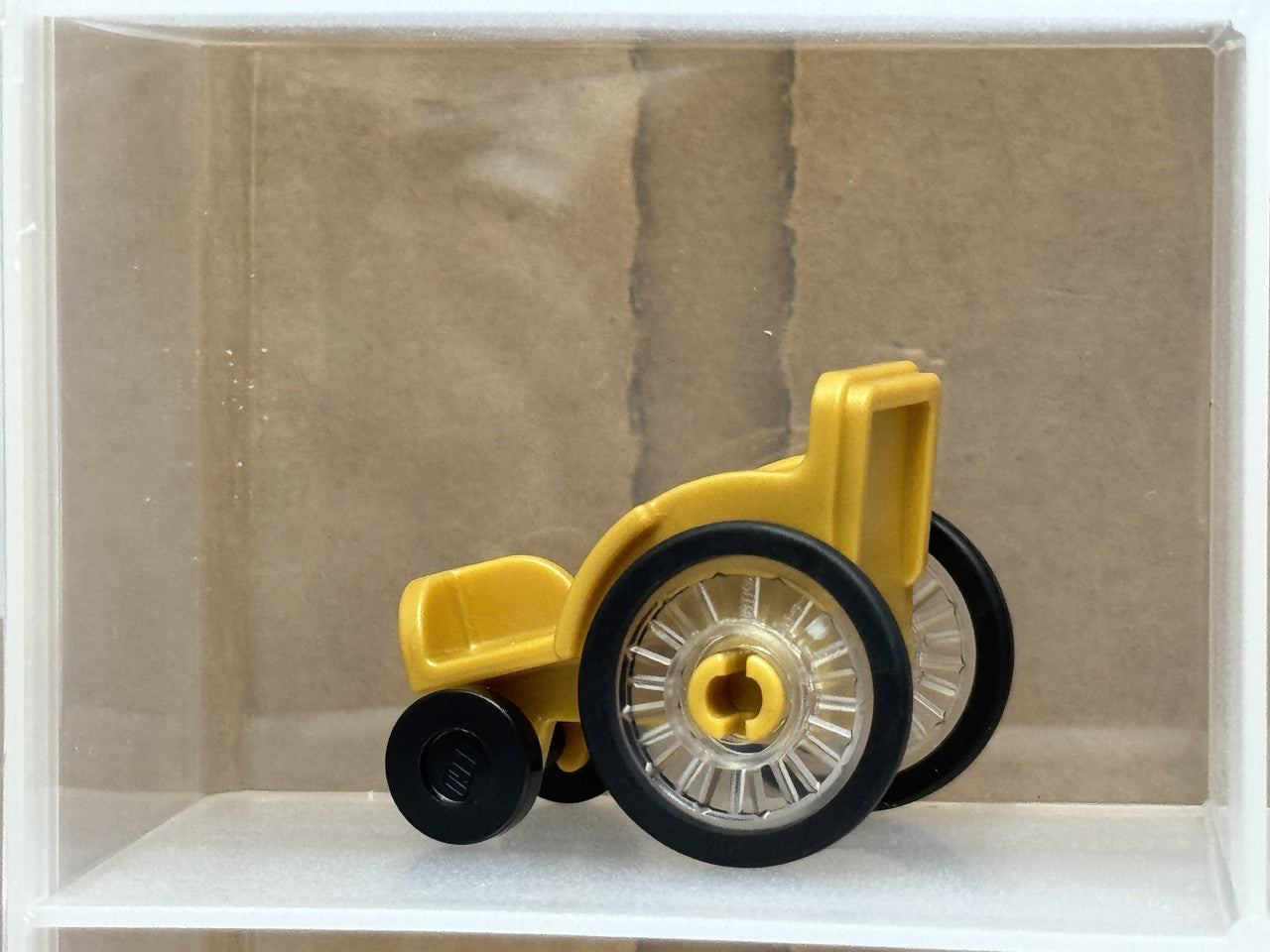 LEGO Parts - Pearl Gold Mini Doll Wheelchair - No 2135c01 - QTY 1