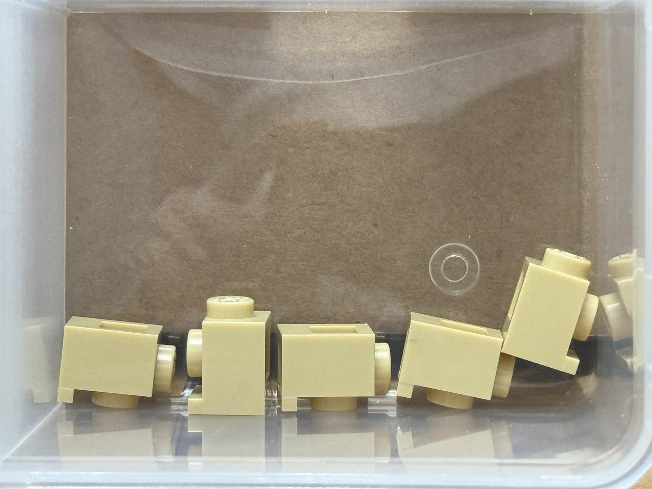 LEGO Parts - Tan Brick, Modified 1 x 1 with Headlight - No 4070 - QTY 5