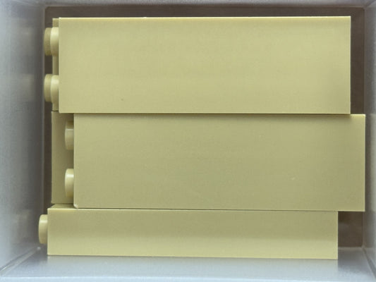 LEGO Parts - Tan Brick 1 x 2 x 5 - No 2454 - QTY 5