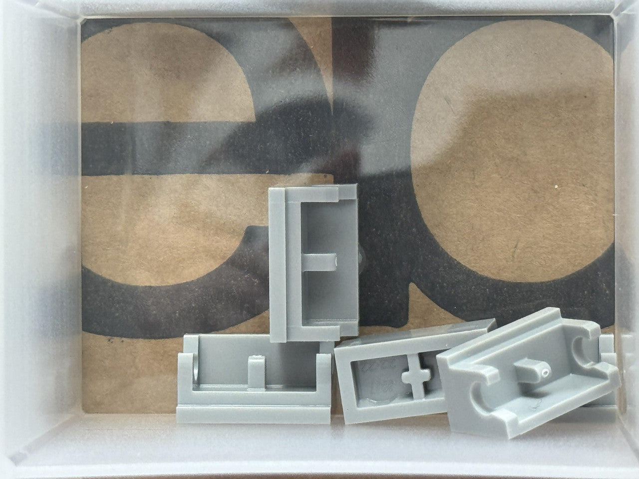 LEGO Parts - Light Bluish Gray Hinge Brick 1 x 2 Base - No 3937 - QTY 5