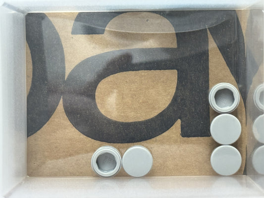 LEGO Parts - Light Bluish Gray Tile, Round 1 x 1 - No 98138 - QTY 5
