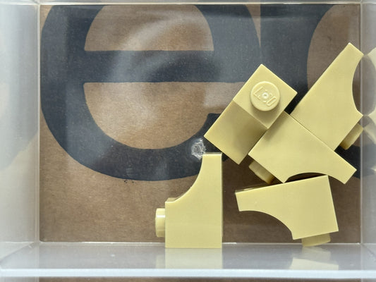 LEGO Parts - Tan Arch 1 x 2 Inverted - No 78666 - QTY 5