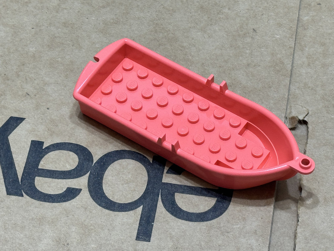 LEGO Parts - Coral Boat, 14 x 5 x 2 Oarlocks - No 21301 - QTY 1