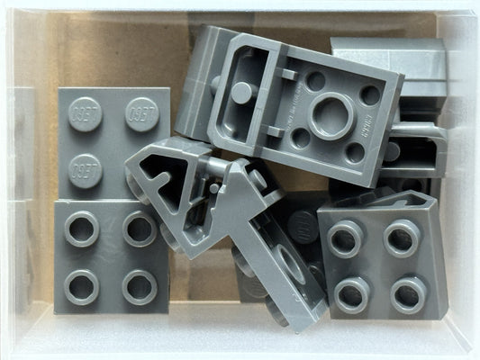 LEGO Parts - Dark Bluish Gray Vehicle, Base 2 x 4 Suspension - No 69963 - QTY 5