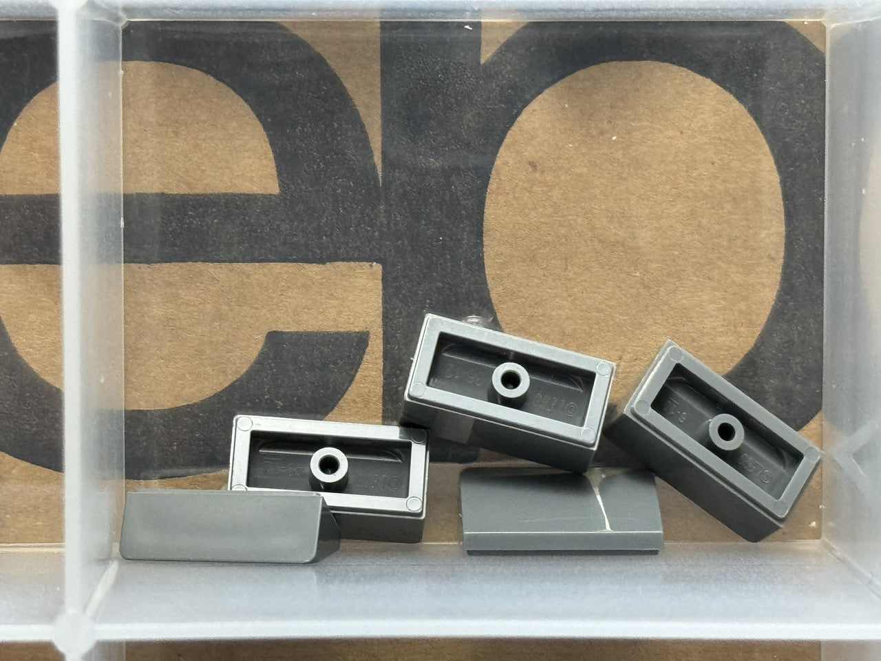 LEGO Parts - Dark Bluish Gray Slope 30 1 x 2 x 2/3 - No 85984 - QTY 5