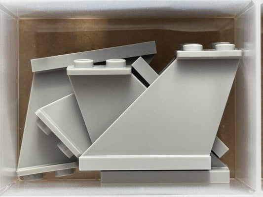 LEGO Parts - Light Bluish Gray Tail 4 x 1 x 3 - No 2340 - QTY 5