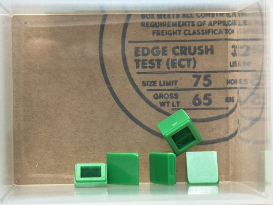 LEGO Parts - Green Slope 30 1 x 1 x 2/3 - No 54200 - QTY 5