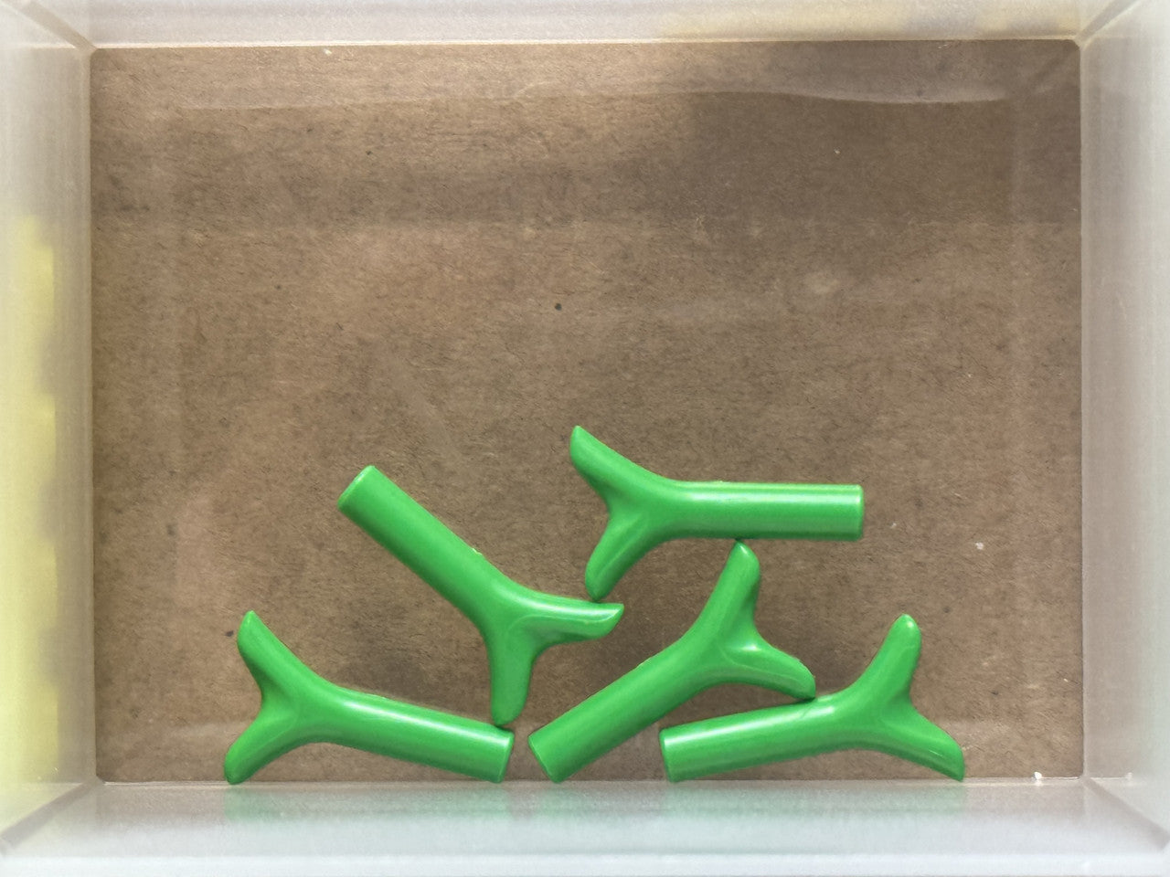 LEGO Parts - Bright Green Plant Stem Bar (Carrot Top / Twig) - No 33183 - QTY 5