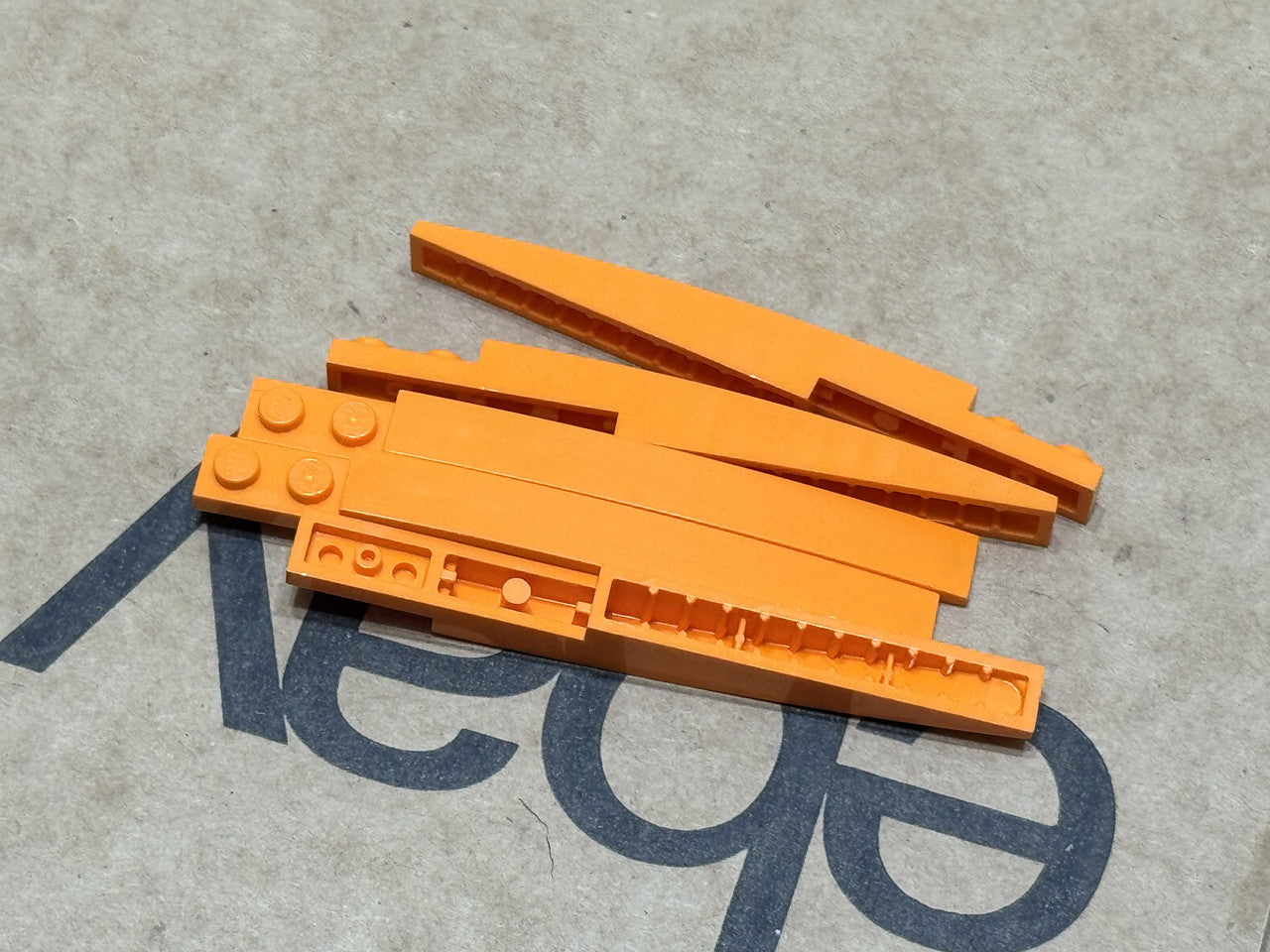 LEGO Parts - Orange Slope, Curved 10 x 1 - No 85970 - QTY 5