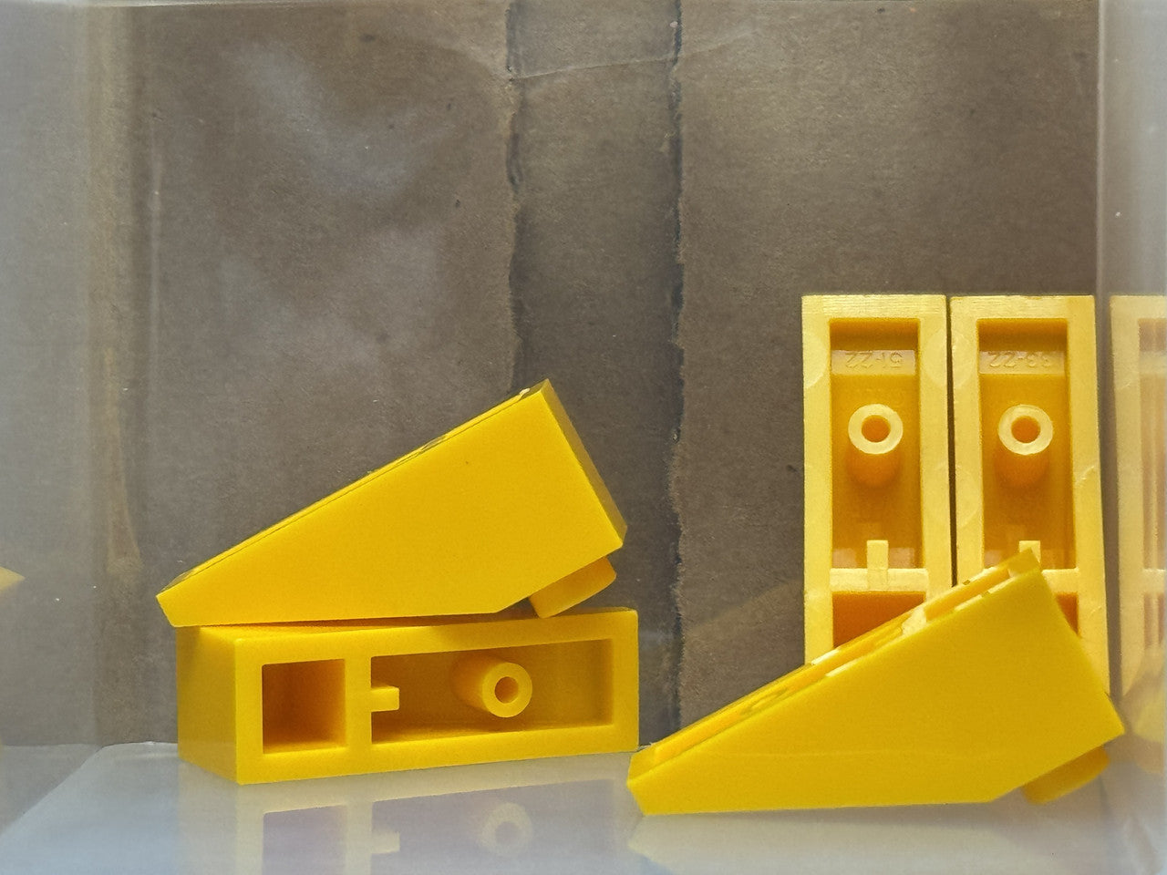 LEGO Parts - Bright Light Orange Slope 33 3 x 1 - No 4286 - QTY 5