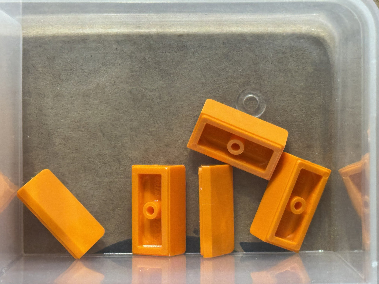 LEGO Parts - Orange Slope 30 1 x 2 x 2/3 - No 85984 - QTY 5