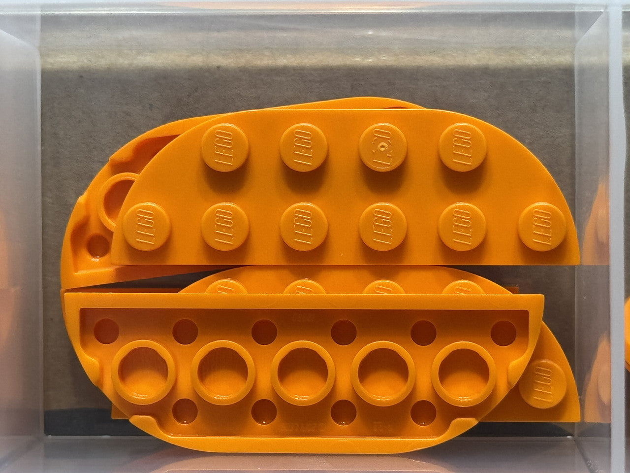LEGO Parts - Orange Plate, Round Corner 2 x 6 Double - No 18980 - QTY 5