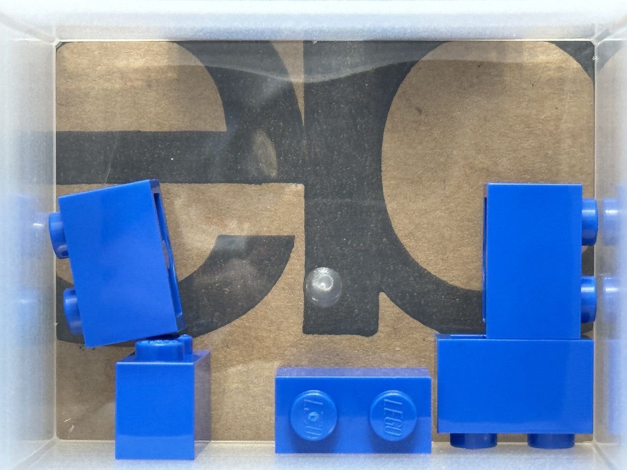 LEGO Parts - Blue Brick 1 x 2 - No 3004 - QTY 5