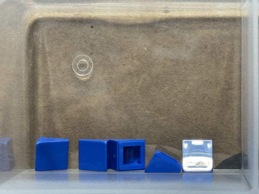 LEGO Parts - Blue Slope 30 1 x 1 x 2/3 - No 54200 - QTY 5