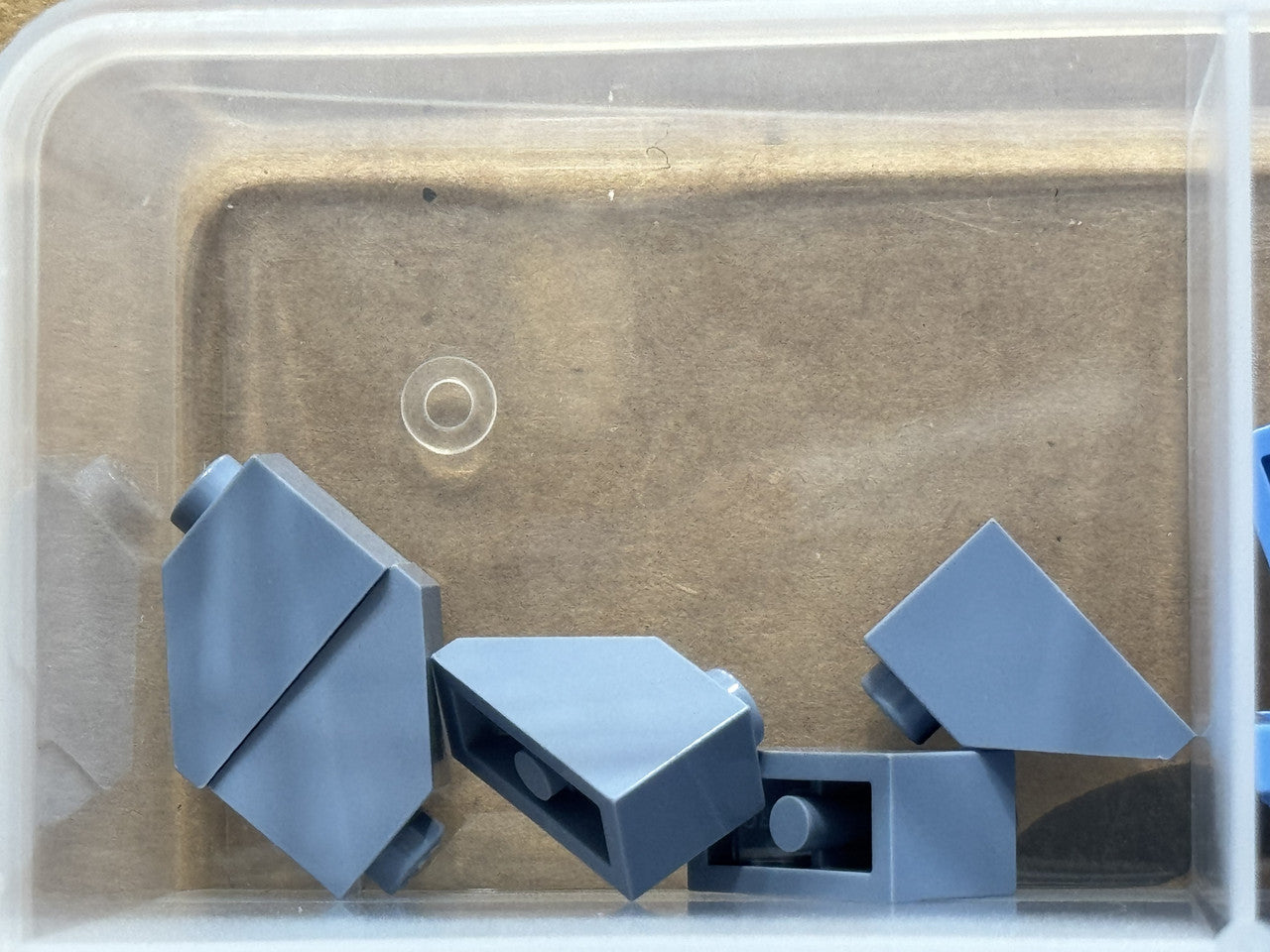 LEGO Parts - Sand Blue Slope 45 2 x 1 - No 3040 - QTY 5