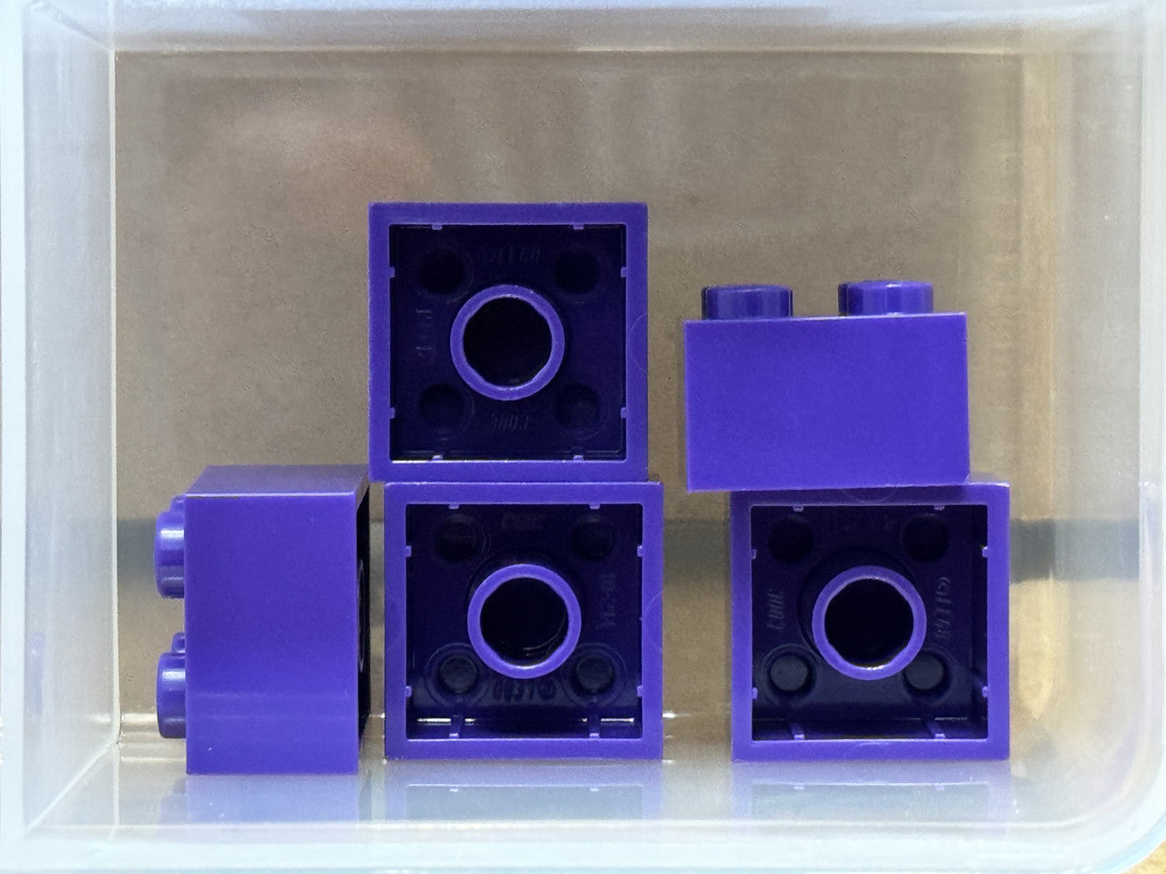 LEGO Parts - Dark Purple Brick 2 x 2 - No 3003 - QTY 5