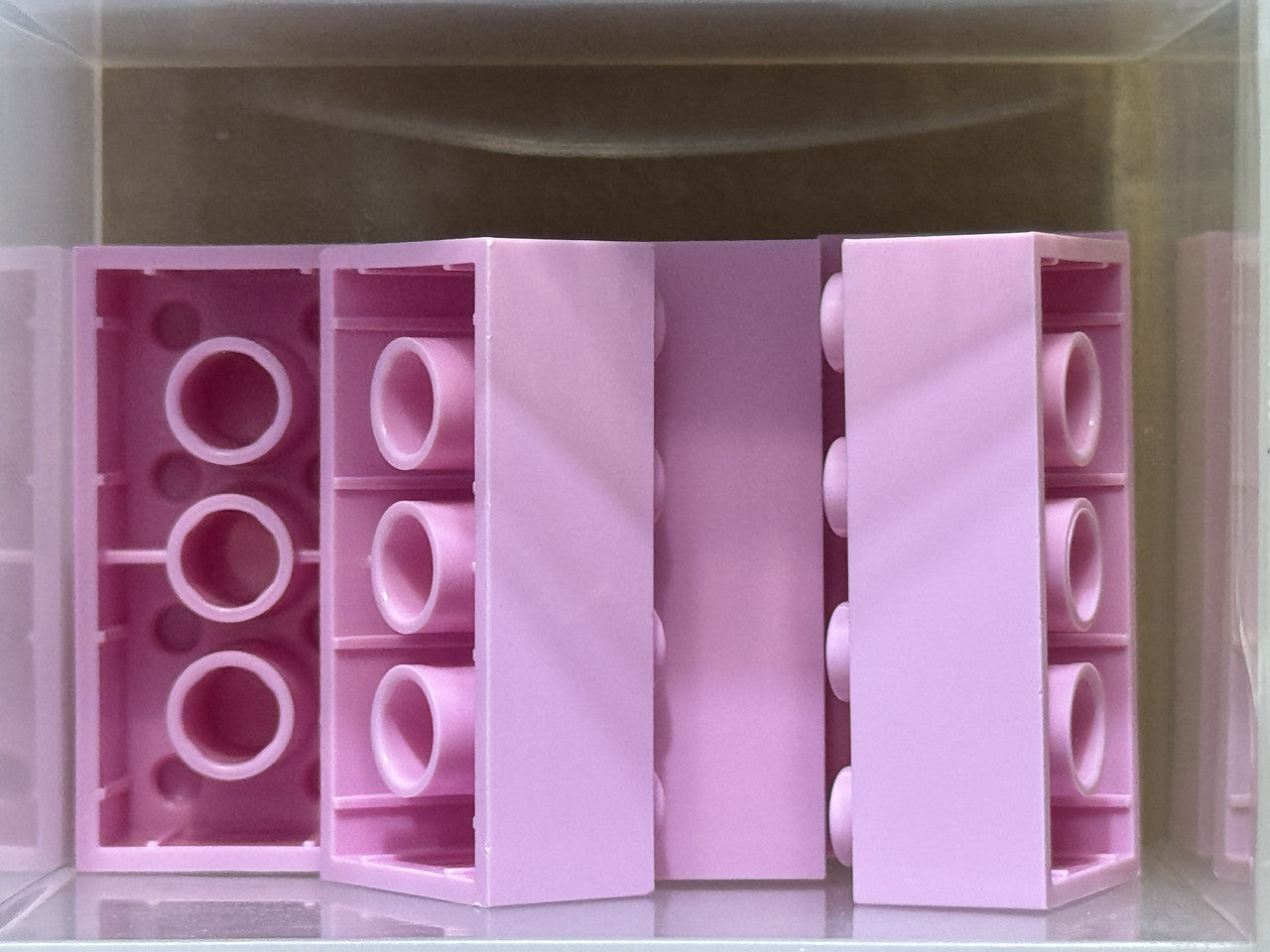 LEGO Parts - Bright Pink Brick 2 x 4 - No 3001 - QTY 5