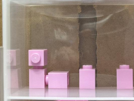 LEGO Parts - Bright Pink Brick 1 x 1 - No 3005 - QTY 5