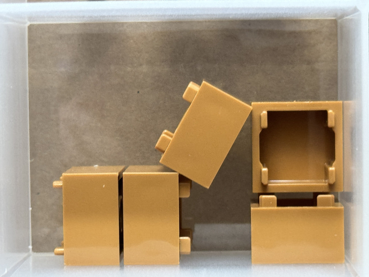 LEGO Parts - Medium Nougat Container, Box 2 x 2 x 1 - No 35700 - QTY 5