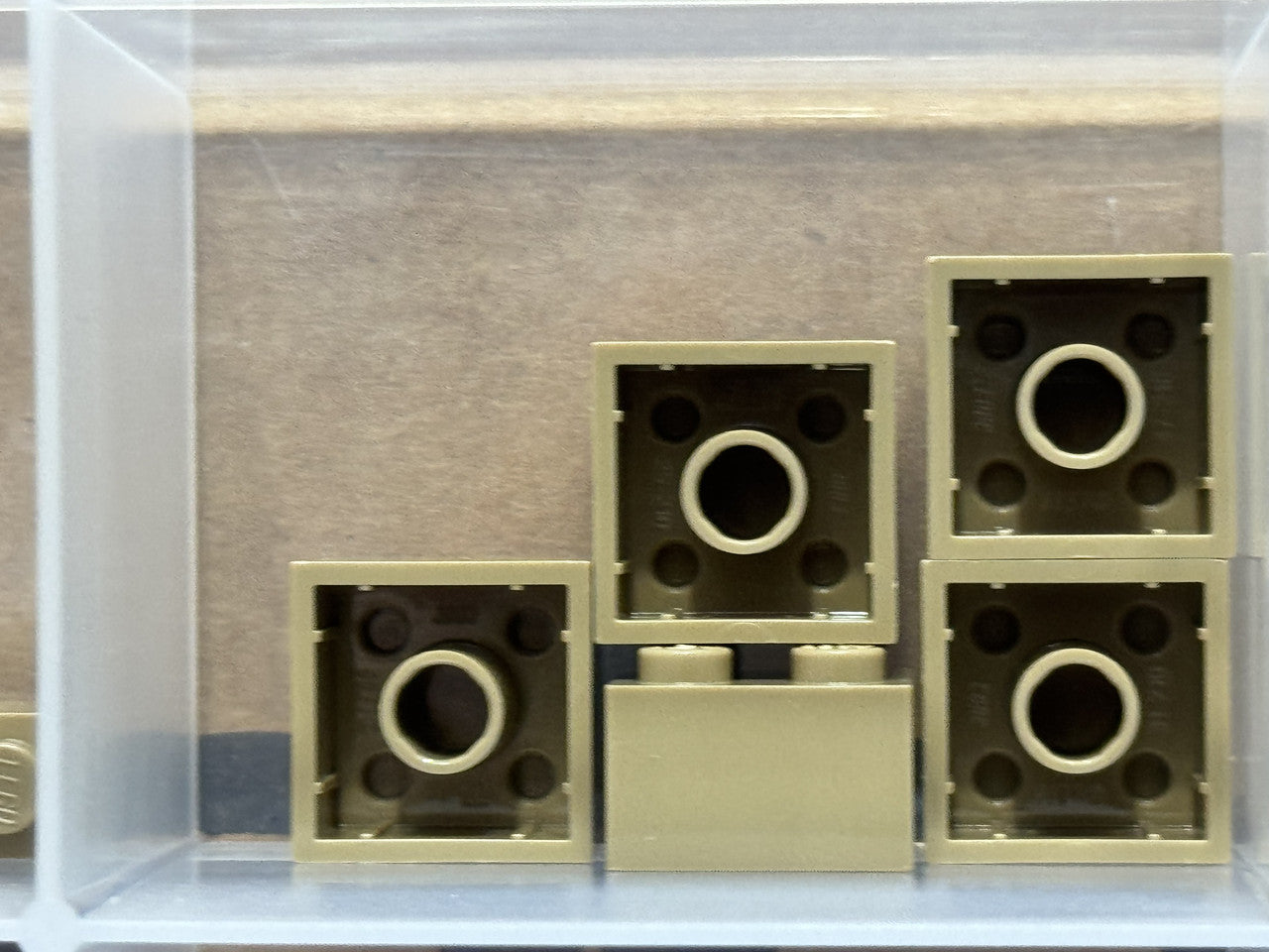 LEGO Parts - Dark Tan Brick 2 x 2 - No 3003 - QTY 5