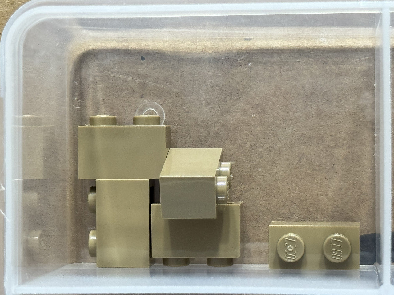 LEGO Parts - Dark Tan Brick 1 x 2 - No 3004 - QTY 5