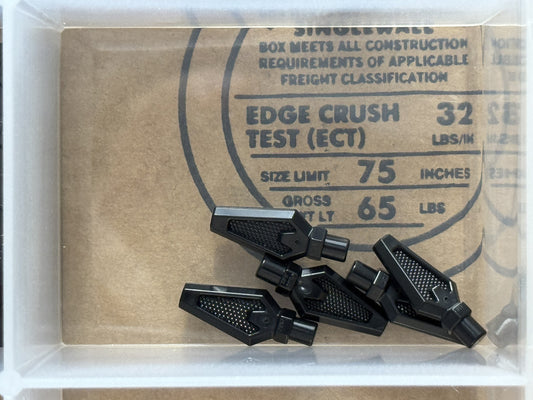 LEGO Parts - Black Minifigure, Weapon Spear Tip - No 27257 - QTY 5