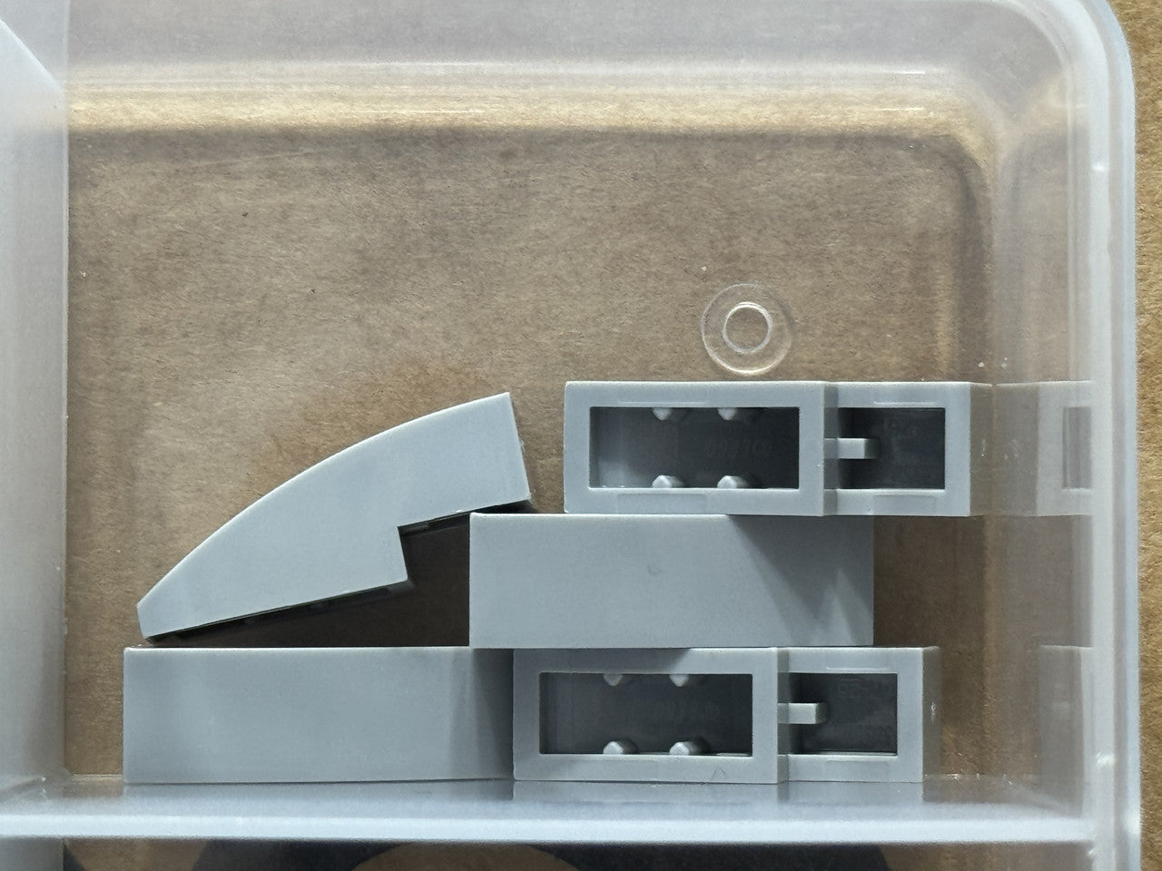 LEGO Parts - Light Bluish Gray Slope, Curved 3 x 1 - No 50950 - QTY 5