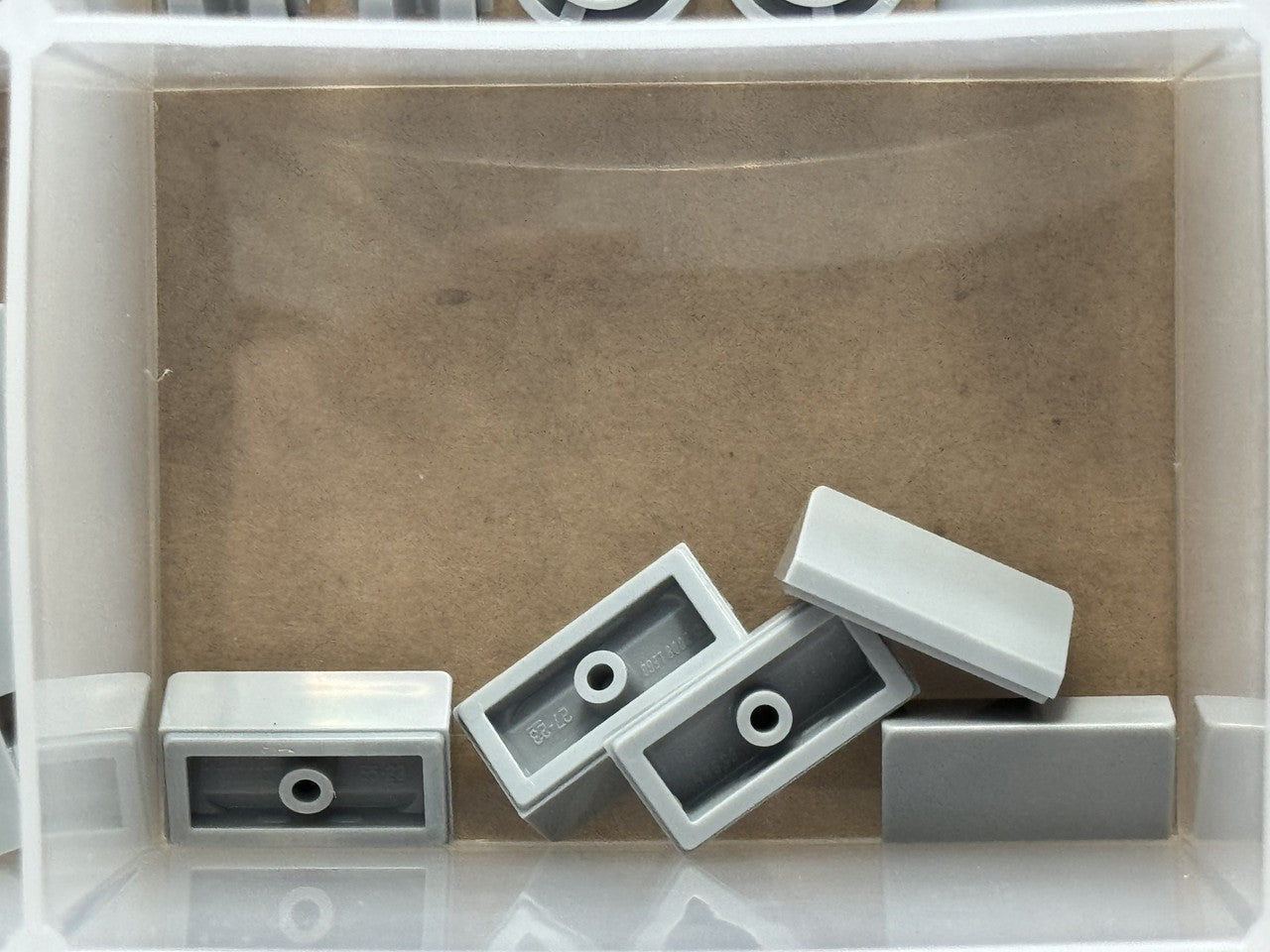 LEGO Parts - Light Bluish Gray Slope 30 1 x 2 x 2/3 - No 85984 - QTY 5