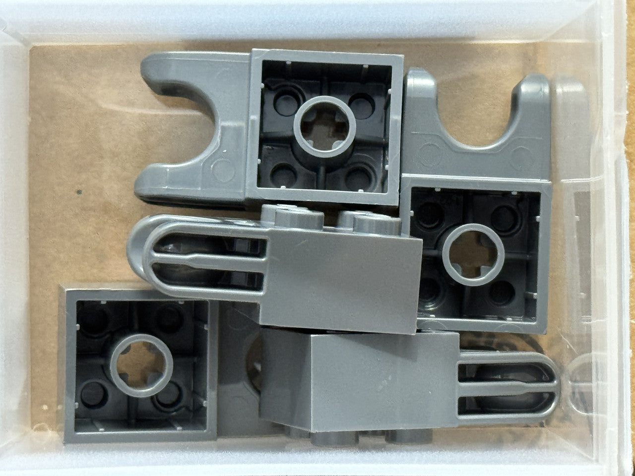 LEGO Parts - Dark Bluish Gray Technic 2 x 2 Socket Axle Hole - No 67696 - QTY 5