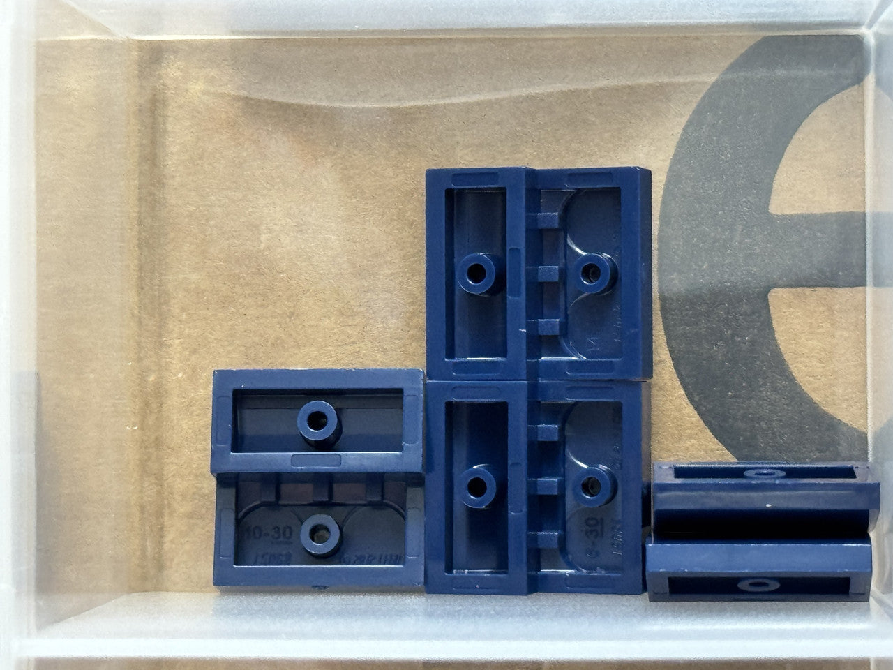 LEGO Parts - Dark Blue Slope, Curved 2 x 2 x 2/3 - No 15068 - QTY 5
