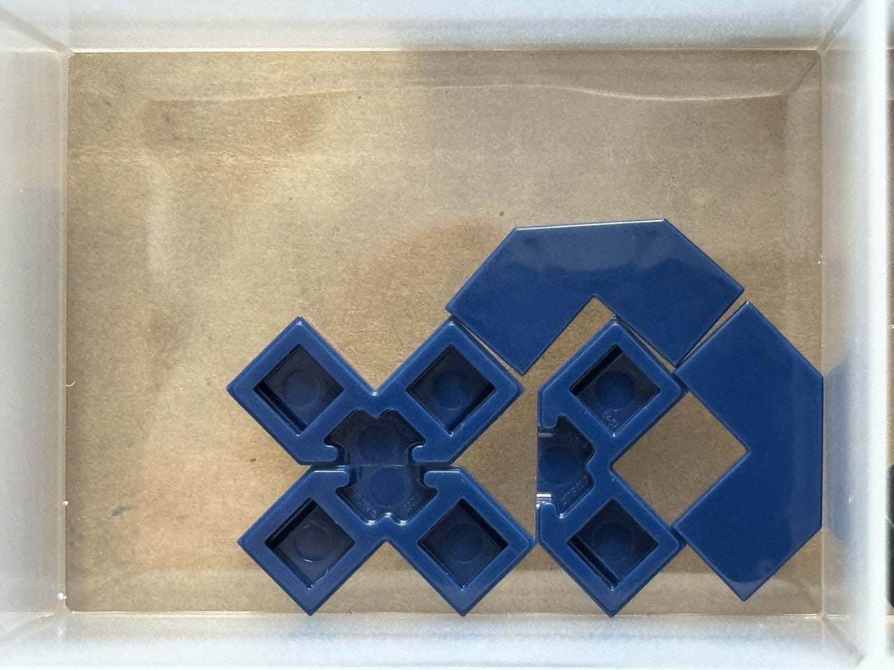 LEGO Parts - Dark Blue Tile, Modified Facet 2 x 2 - No 27263 - QTY 5