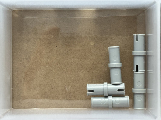 LEGO Parts - Light Bluish Gray Technic, Pin - No 3673 - QTY 5
