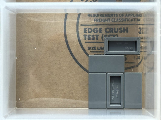 LEGO Parts - Dark Bluish Gray Tile 1 x 2 - No 3069 - QTY 5