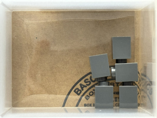 LEGO Parts - Dark Bluish Gray Brick 1 x 1 - No 3005 - QTY 5