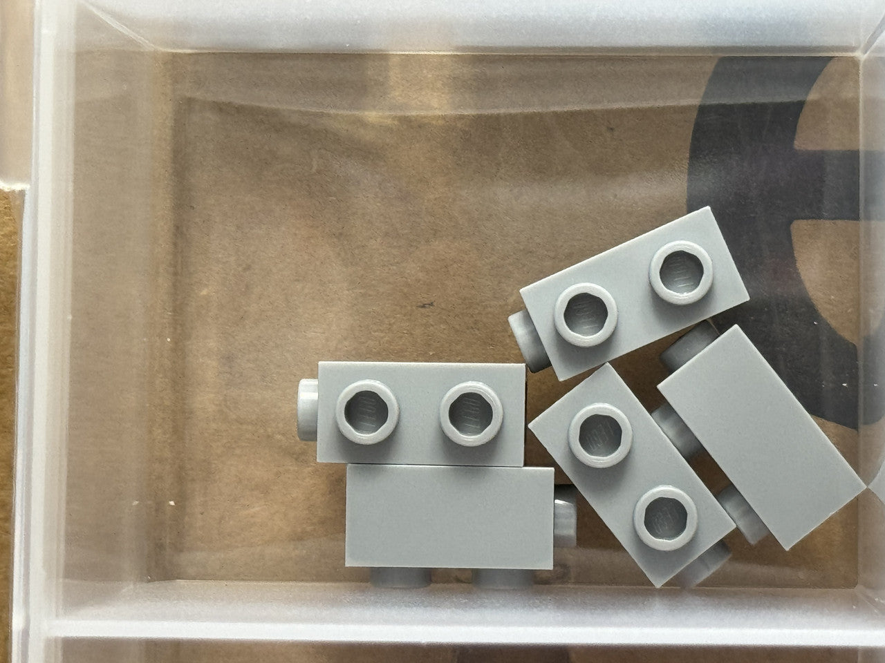 LEGO Parts - Light Bluish Gray Brick 1 x 1 x 1 2/3 Studs Side - No 32952 - QTY 5