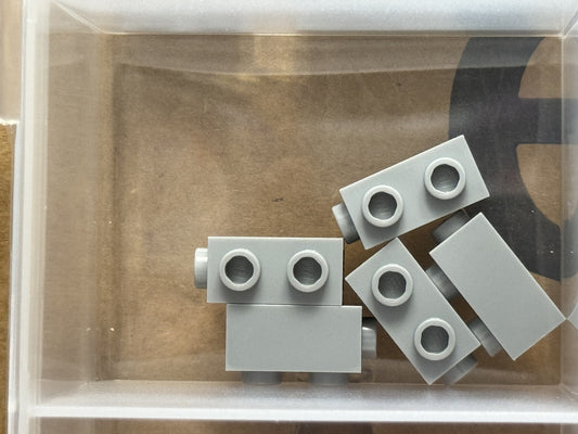 LEGO Parts - Light Bluish Gray Brick 1 x 1 x 1 2/3 Studs Side - No 32952 - QTY 5